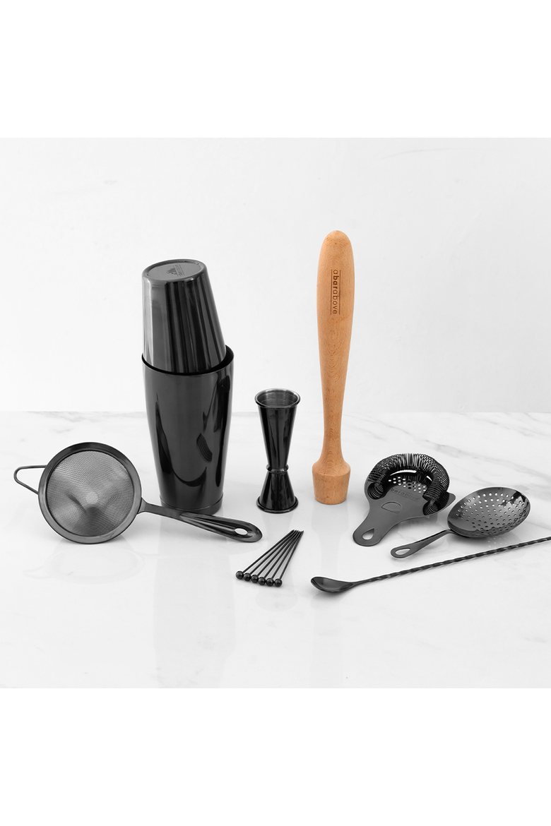 14 Piece Craft Bar Set - Black, Alternate, color, Black
