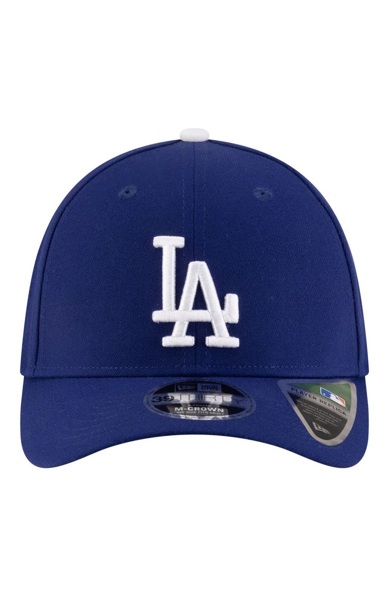 New Era Men's New Era Royal Los Angeles Dodgers Player Replica 39THIRTY M-Crown Flex Hat, Alternate, color, Royal