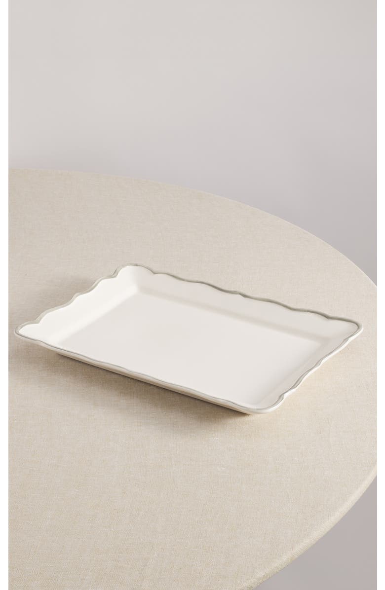 Maison Madison Home Rectangular Platter 15,4'' x 11'', Main, color, Sylvia