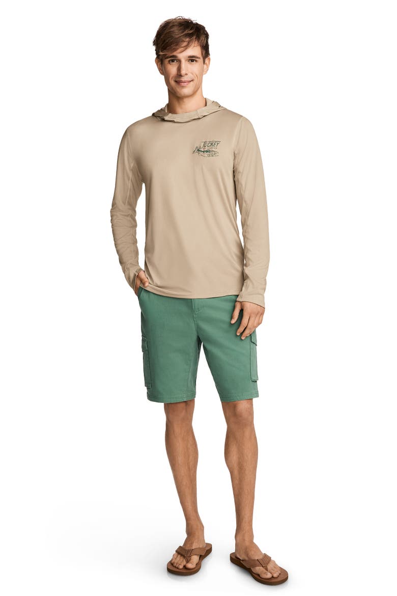 Outdoors by Luke Bryan Men's Long Sleeve Hooded Sun Shirt, Alternate, color, Scout