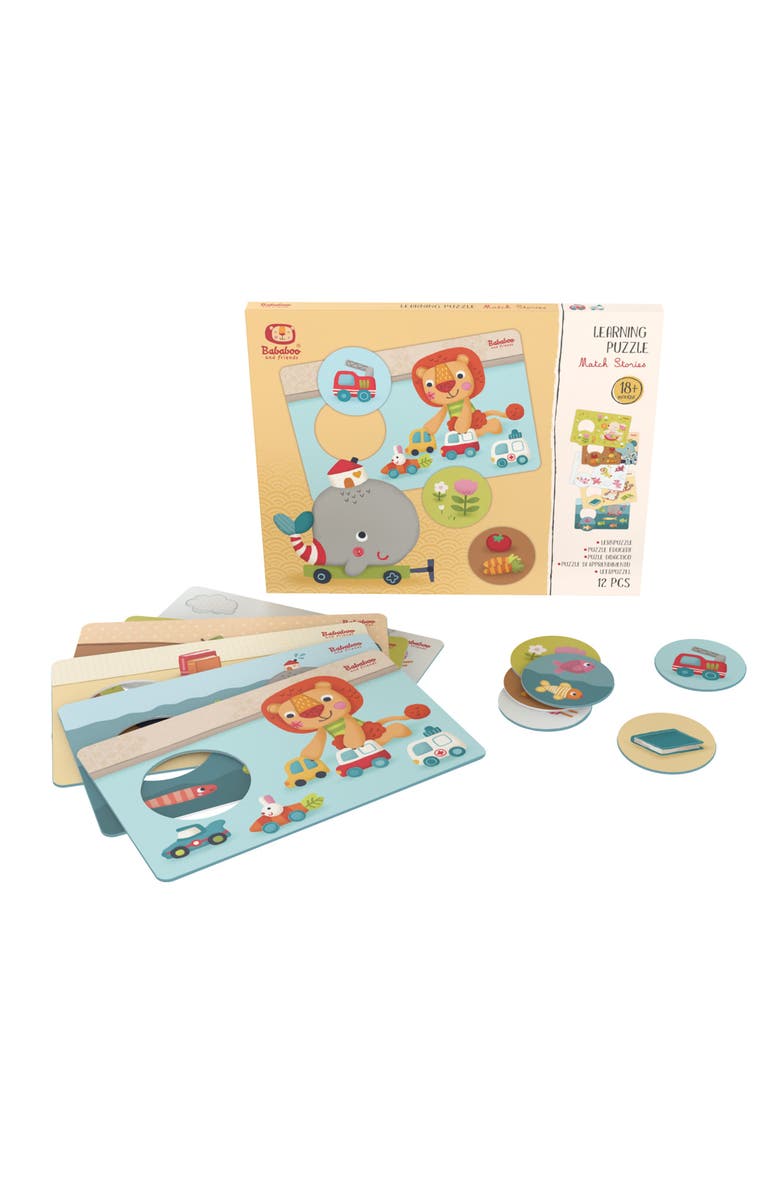 Bababoo and friends<sup>®</sup> Match Shapes & Stories Learning Puzzle Set, Alternate, color, Multi