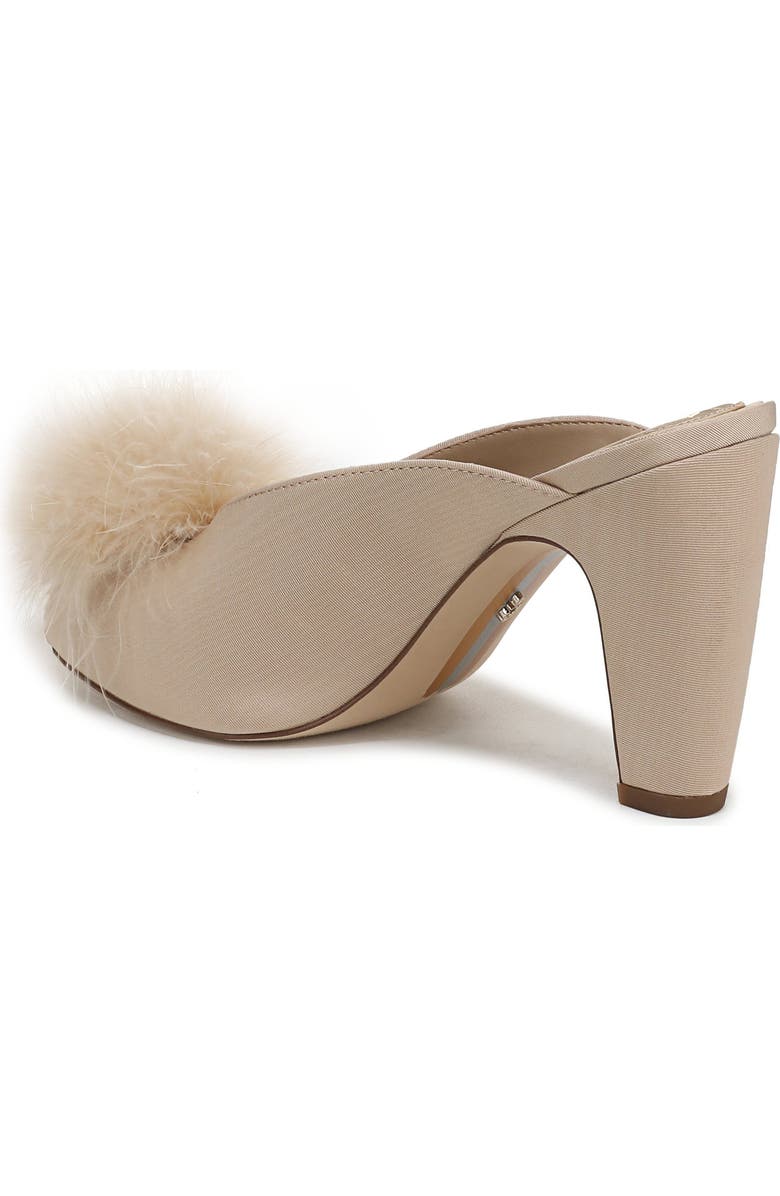 Sam Edelman Witney Feather Embellished Pump, Alternate, color, Honey Sand