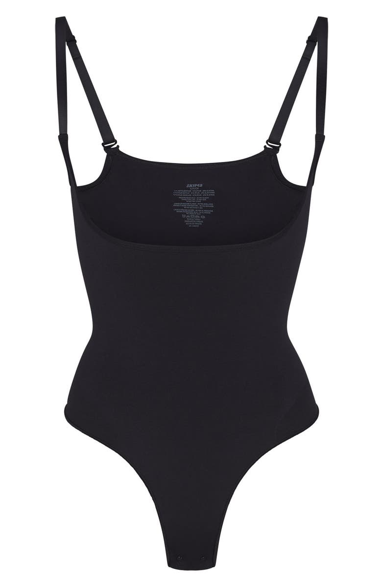 SKIMS Seamless Sculpt Open Bust Thong Bodysuit, Alternate, color, 