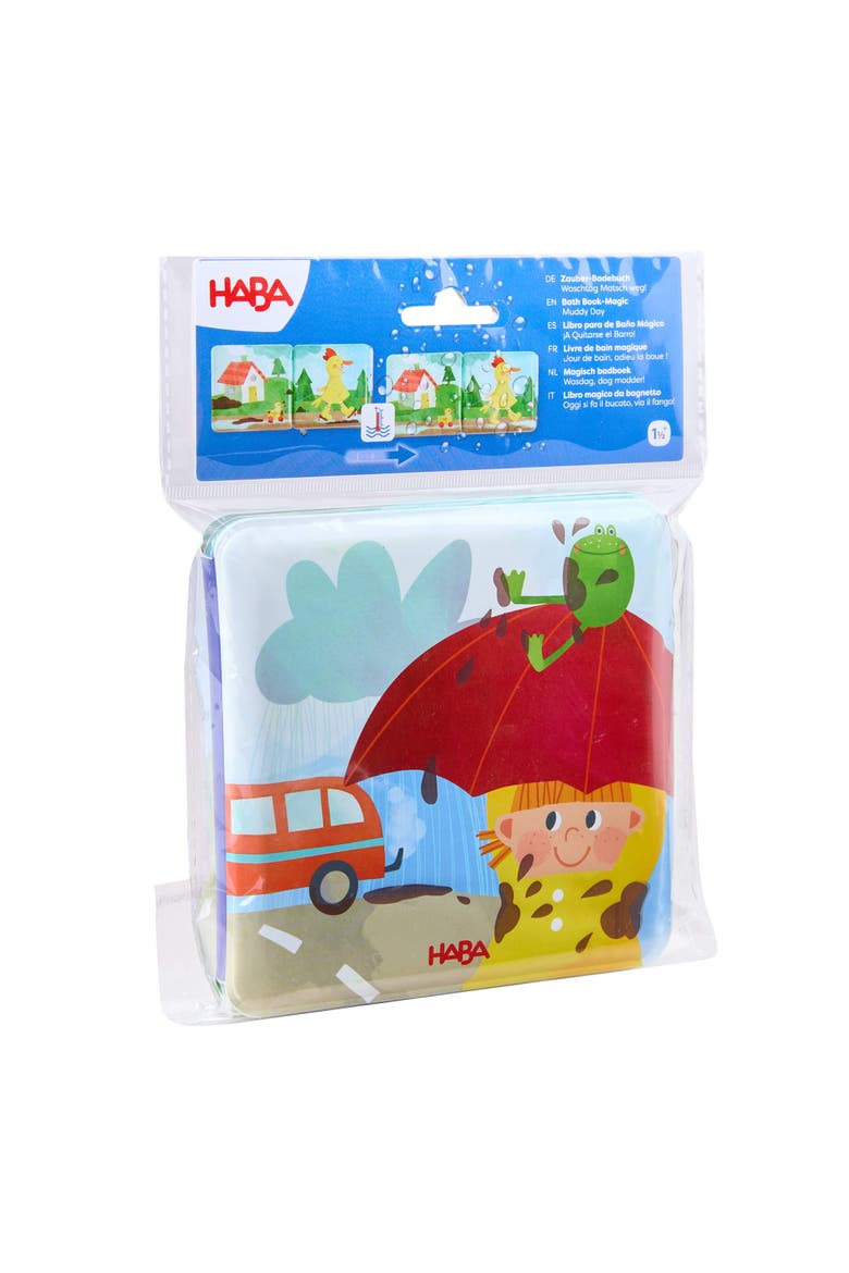 Magic Muddy Day Color Changing Bath Book, Alternate, color, Red Multi