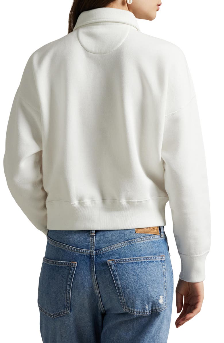 Polo Ralph Lauren Cotton Blend Fleece Quarter-Zip Sweatshirt, Alternate, color, 