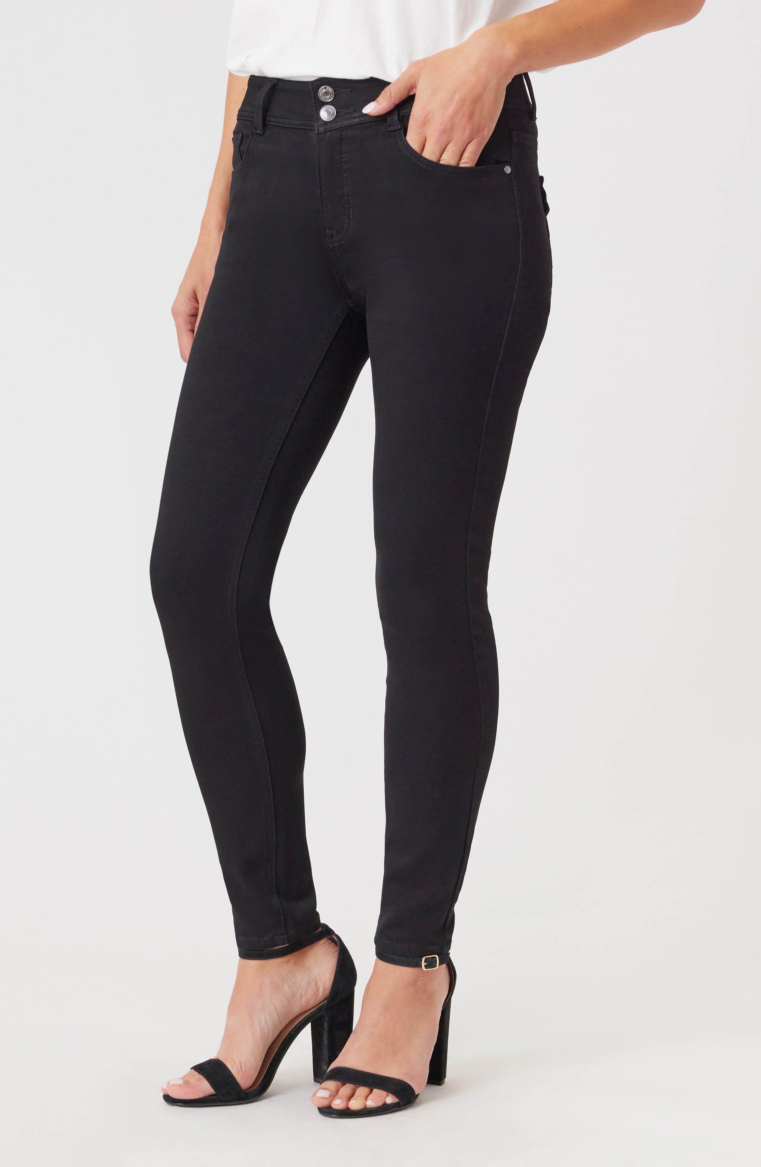 Curvy Mid Rise Skinny Jeans