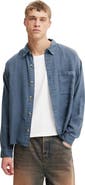 Cotton On Men's Washed Long Sleeve Shirt