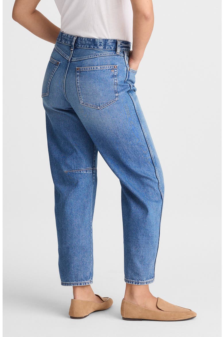 The Darted Barrel Leg Jeans, Alternate, color, RETRO BRIGHT WASH