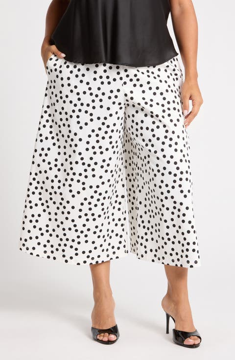 Wide Leg Capri Pants