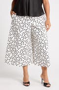 Renee C Wide Leg Capri Pants