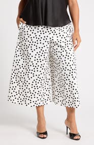 Renee C Wide Leg Capri Pants