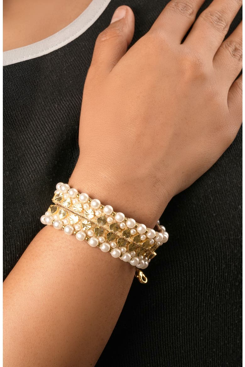 Hudson Bracelet, Alternate, color, GOLD