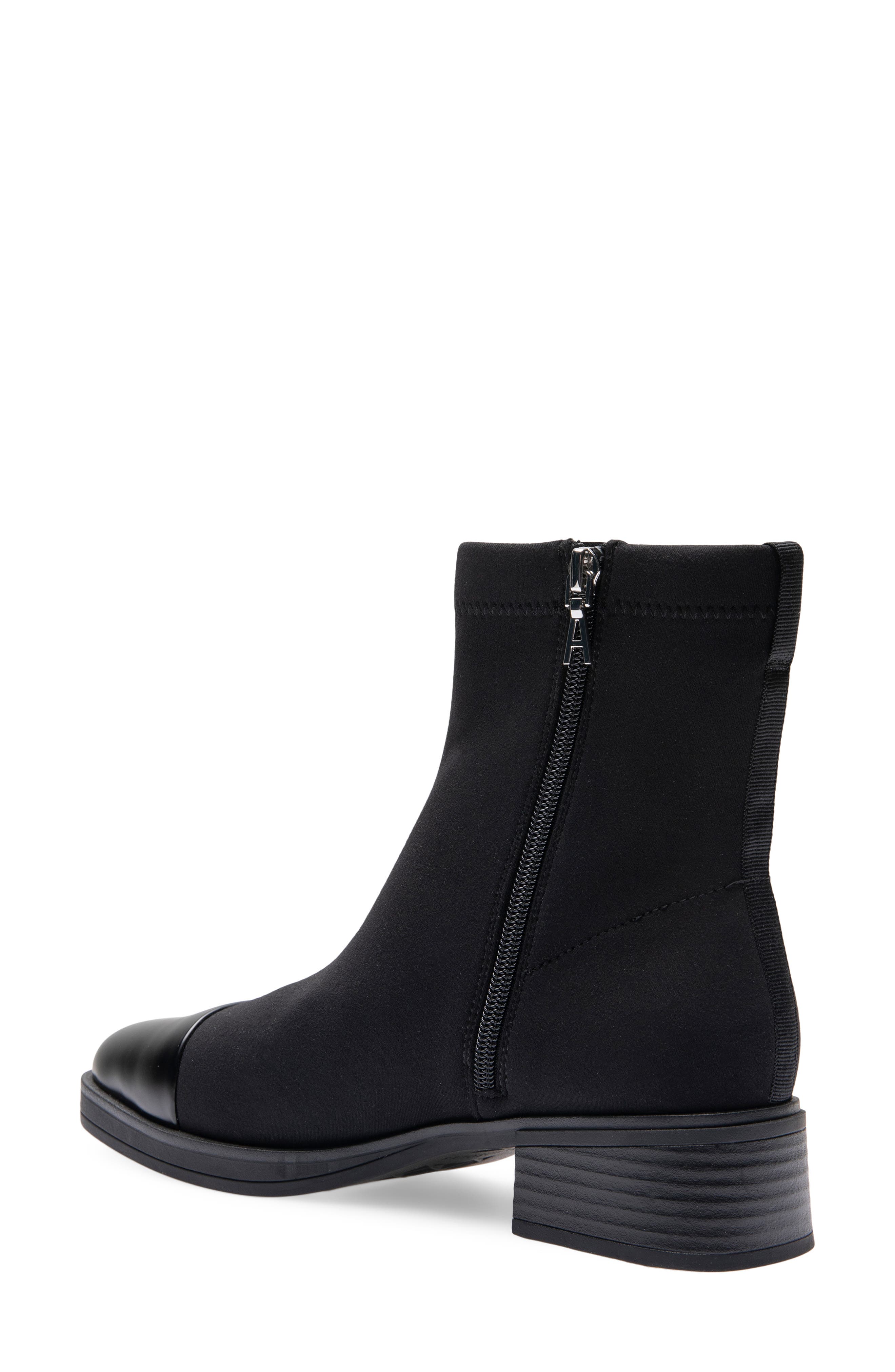 Aerosoles Dimmi Ankle Boot, Alternate, color, Black Stretch Fabric