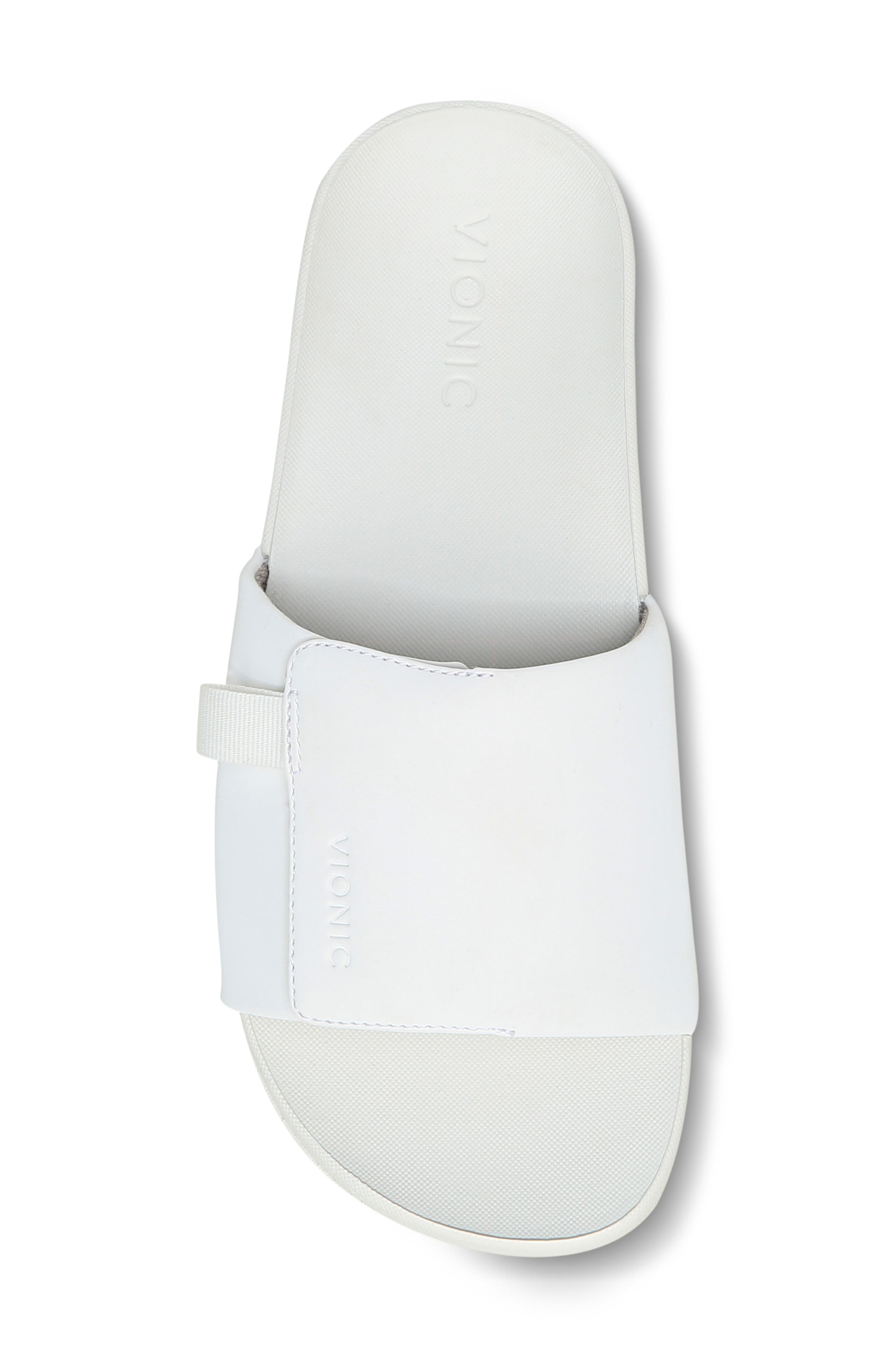 Keira Slide Sandal, Alternate, color, WHITE