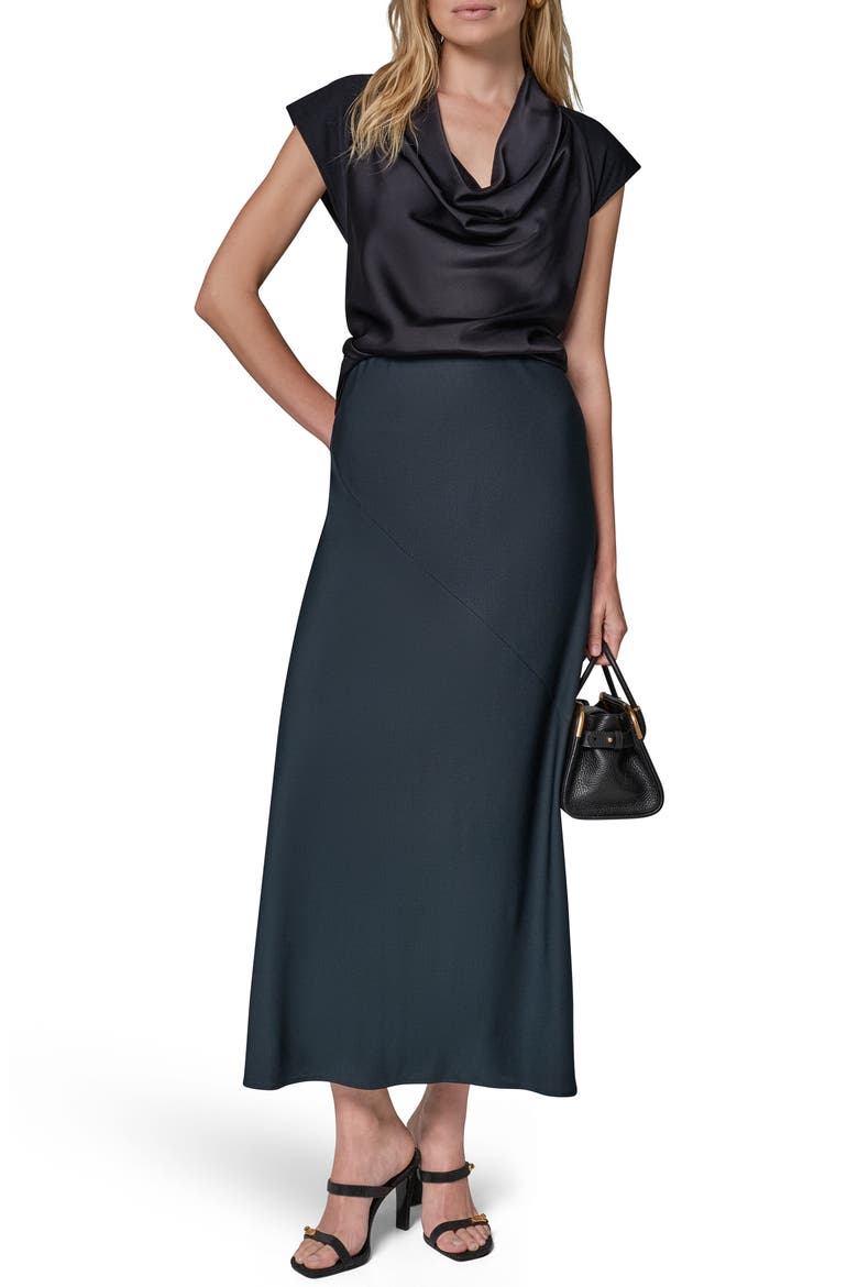 Midi Knit Skirt, Alternate, color, BLACK FOREST