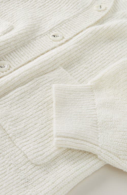 Nordstrom Kids' Oversize Cardigan In White