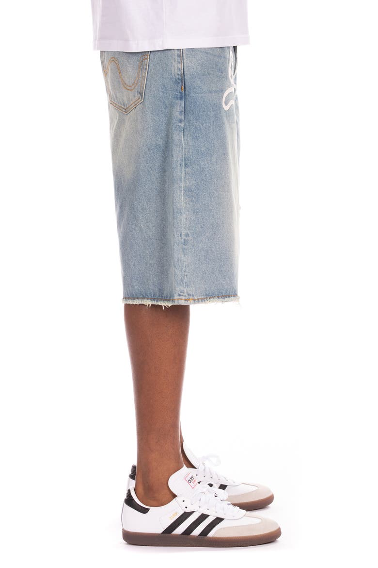 Balboa Denim Shorts, Alternate, color, BLUE DREAM