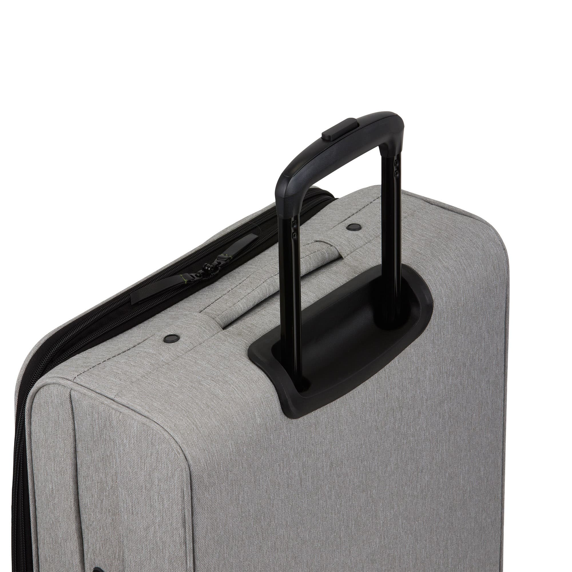 bugatti Reborn 3 Piece Softside Luggage Set with Expansion, Alternate, color, Grey