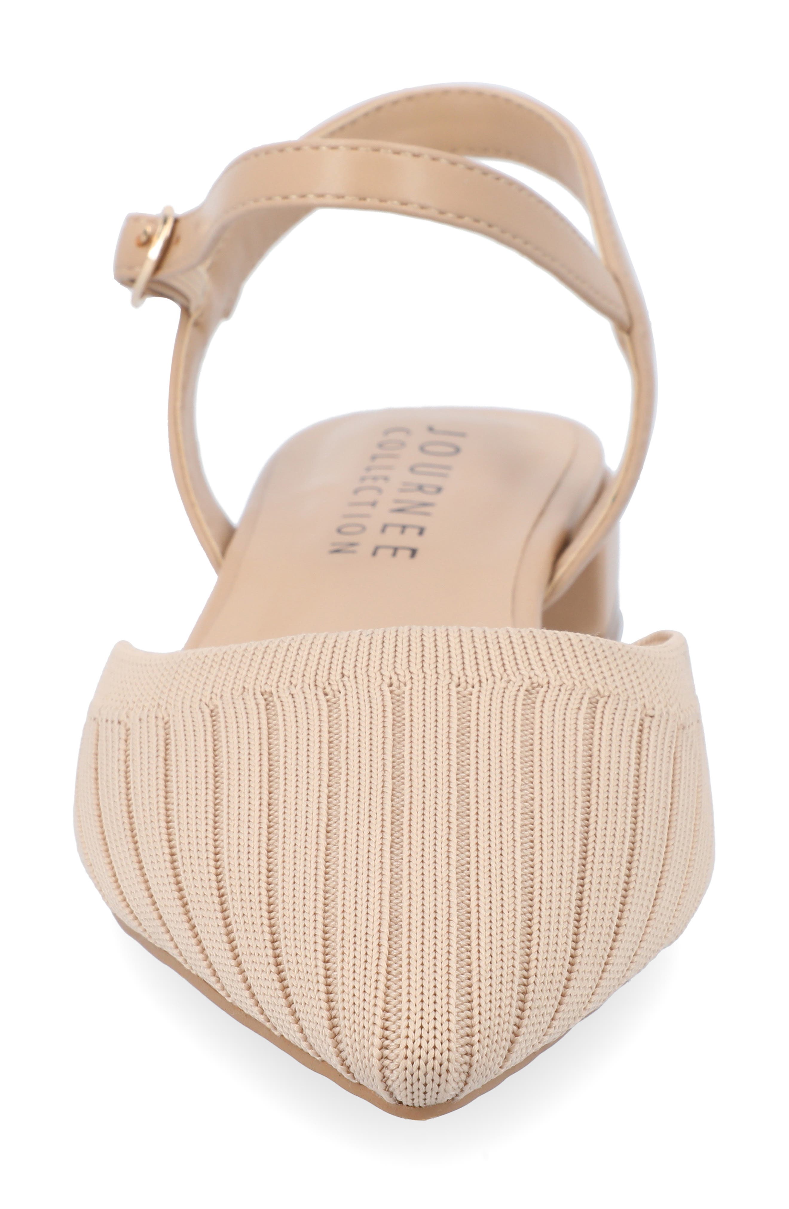 Journee Collection Ansley Pointed Toe Pump - Wide Width, Alternate, color, Tan