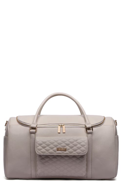 Luli Bebé Monaco Faux Leather Travel Bag in Pearl White  product