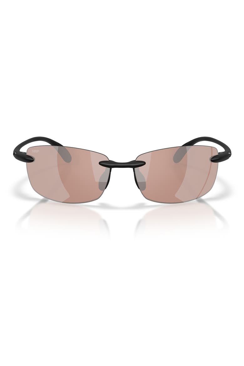 Ballast 60mm Sunglasses, Main, color, MATTE BLACK / COPPER