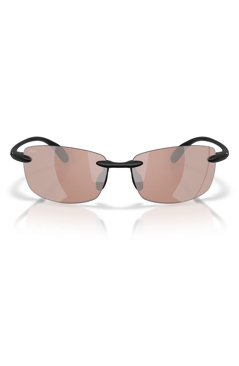 Costa Del Mar Ballast 60mm Sunglasses, Main, color, Matte Black / Copper