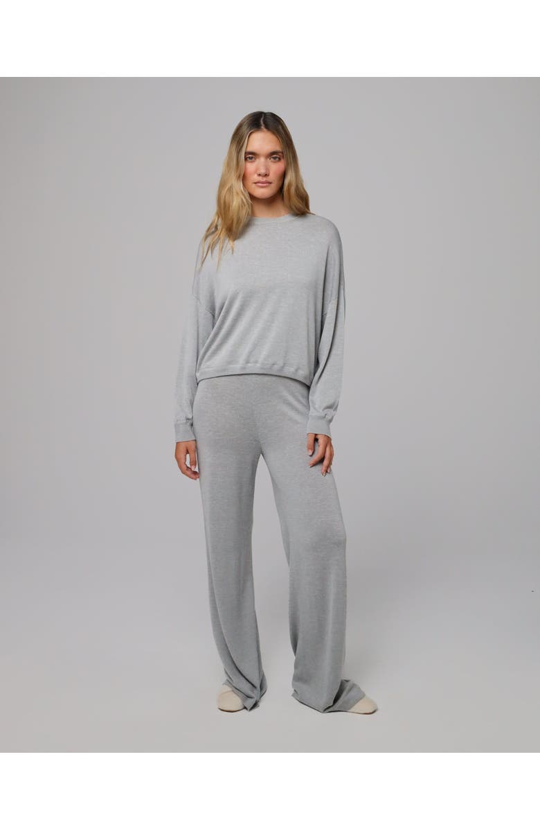 JUANA Nilo Knitted Pull-on Pants, Main, color, Gray