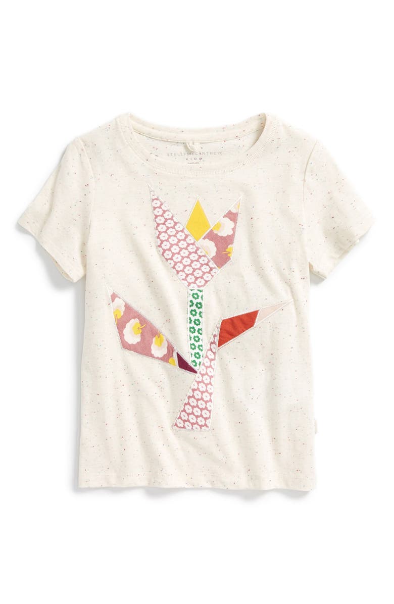 Stella McCartney Kids 'Arlo' Tulip Patch Tee, Main, color,