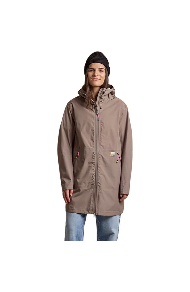 Maloja Moldaum Trench Rain Jacket - Women's, Main, color, Warm Shadow