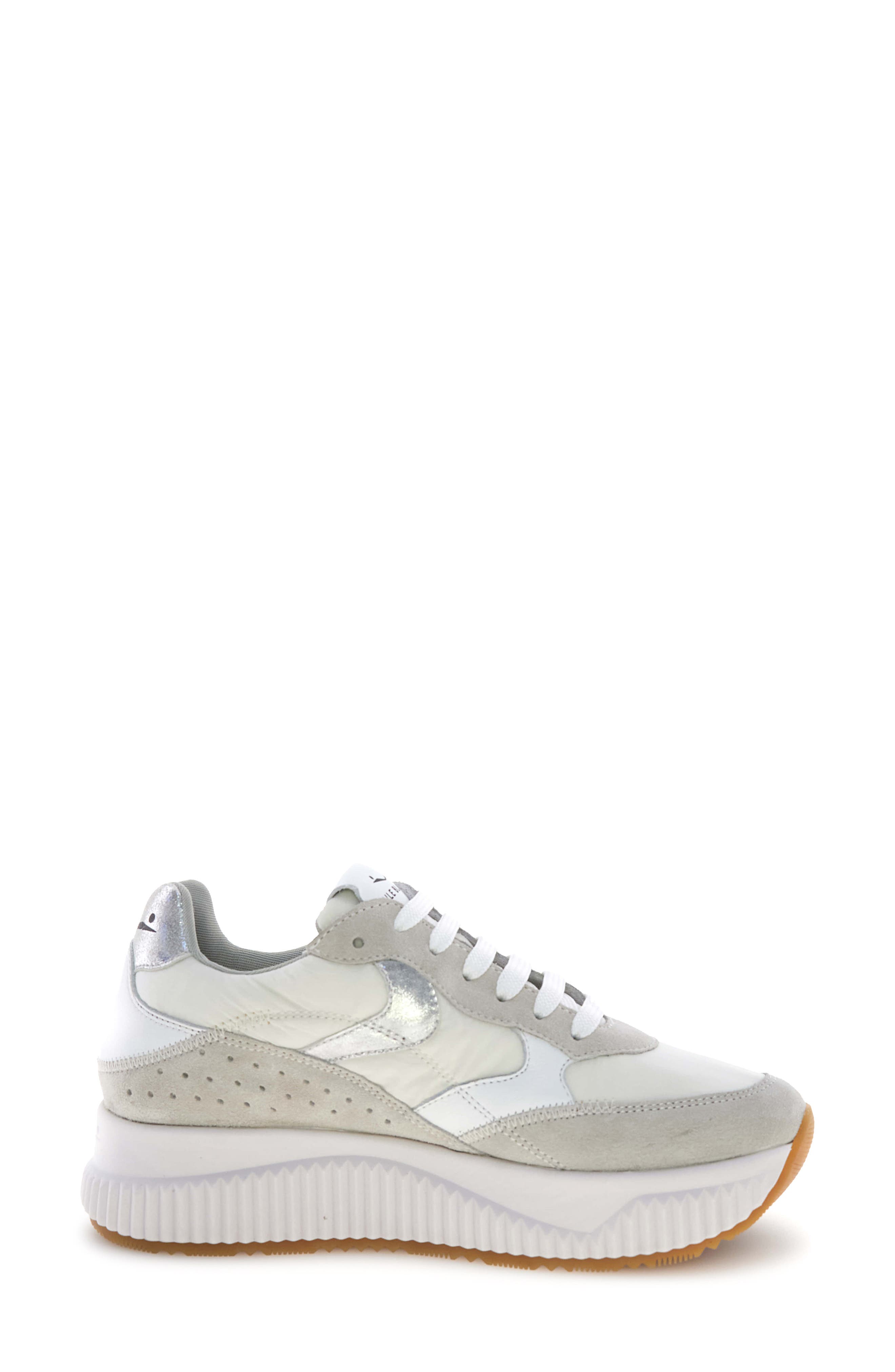 Lana Fresh Metallic Sneaker, Alternate, color, ICE WHITE