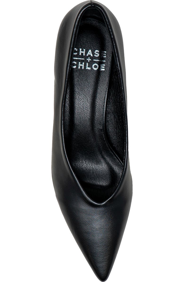 CHASE AND CHLOE Zandra Pointed Toe Pump, Alternate, color,