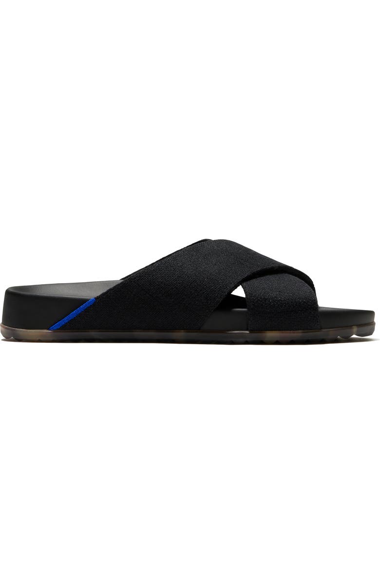 Rothy's The Weekend Slide, Alternate, color, Black