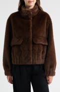 Sam Edelman Faux Fur Bomber Jacket