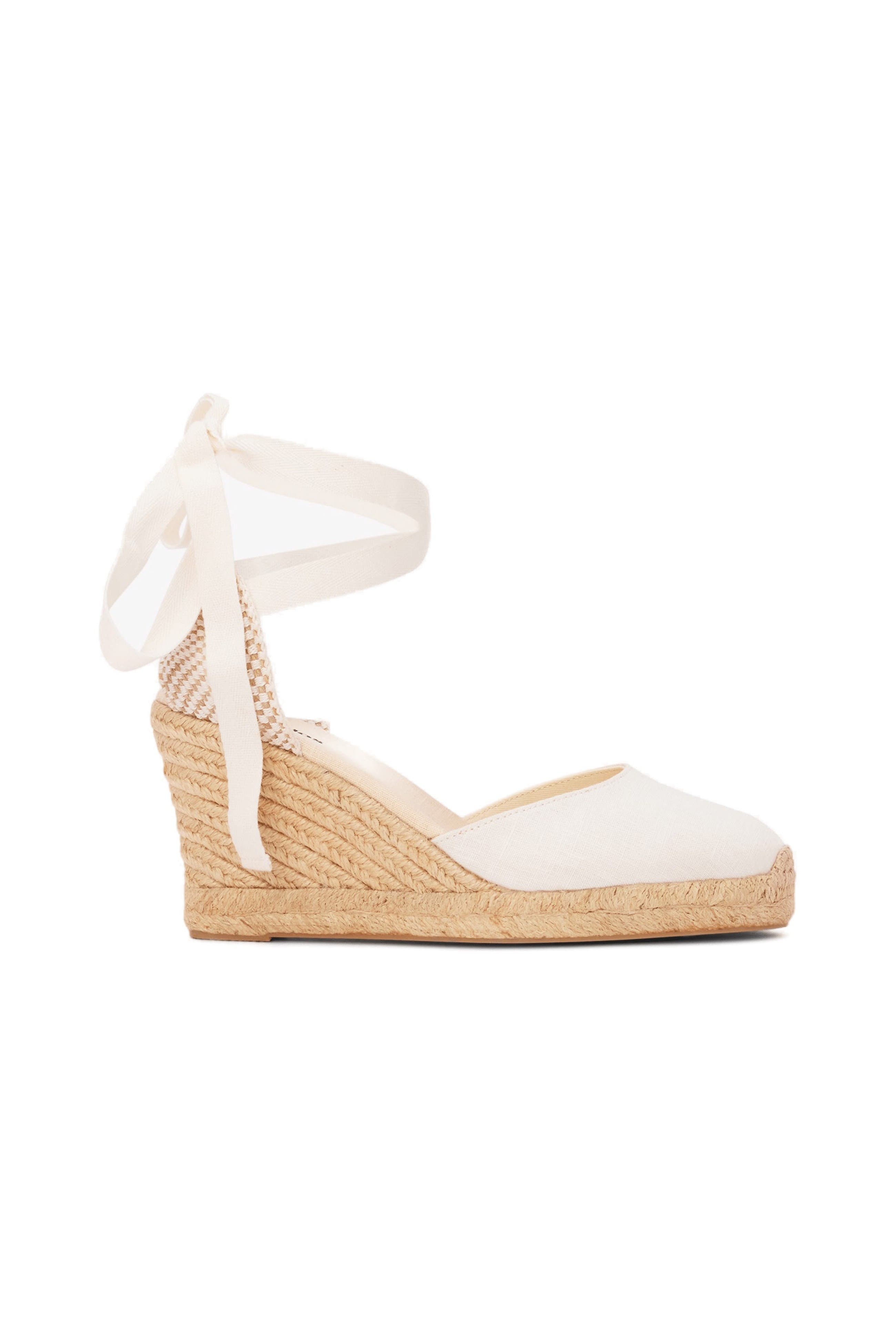 The Marseille Wedge Linen Colors Espadrille, Main, color, Oasis White