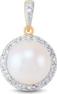 Frankie & Zoe Diamond & Freshwater Pearl Pendant