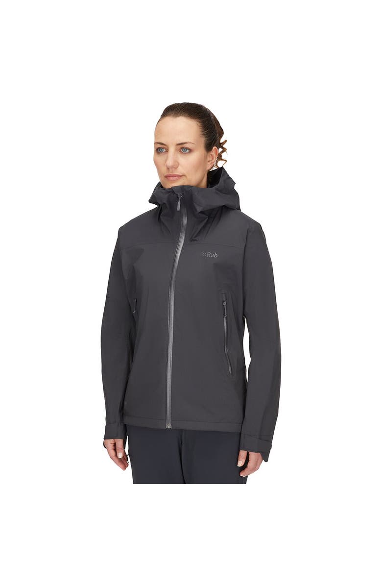 Rab Downpour Light Jacket - Women's, Alternate, color, Anthracite
