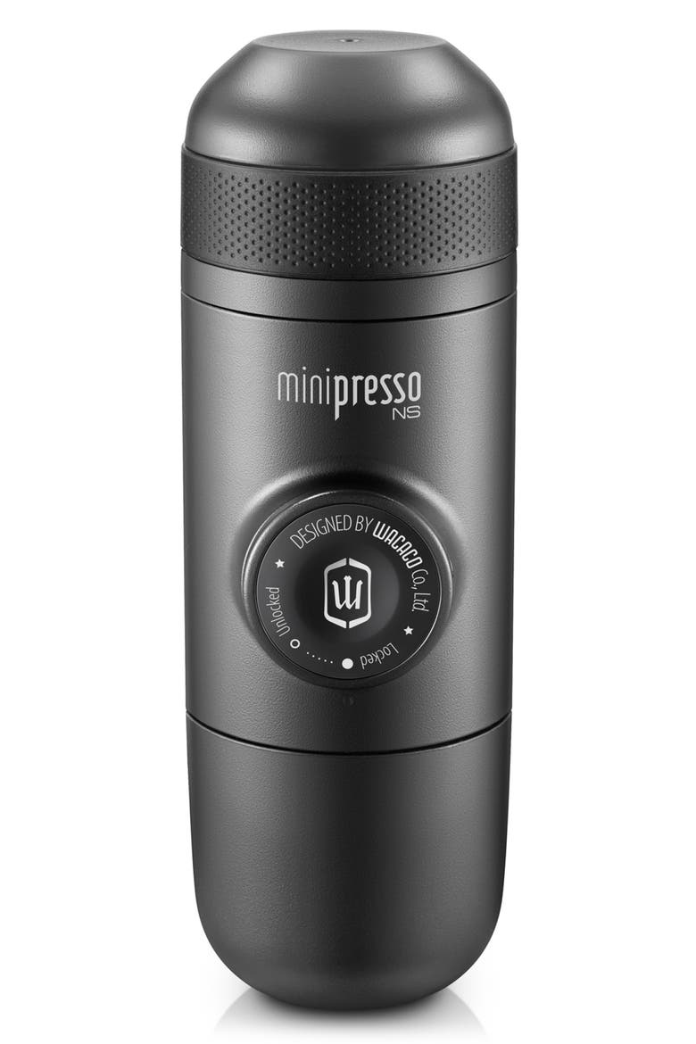 Minipresso NS Portable Espresso Maker, Main, color, BLACK