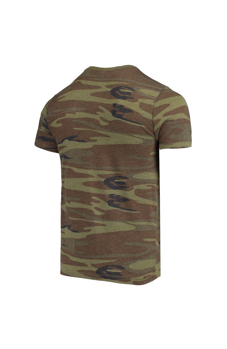 ALTERNATIVE APPAREL Men's Alternative Apparel Camo Washington State Cougars Arch Logo Tri-Blend T-Shirt, Alternate, color, 