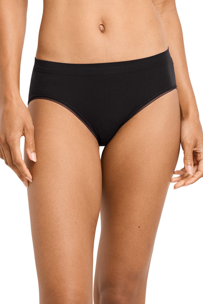 Women's Seamfree Chill Bikini, Main, color, Black