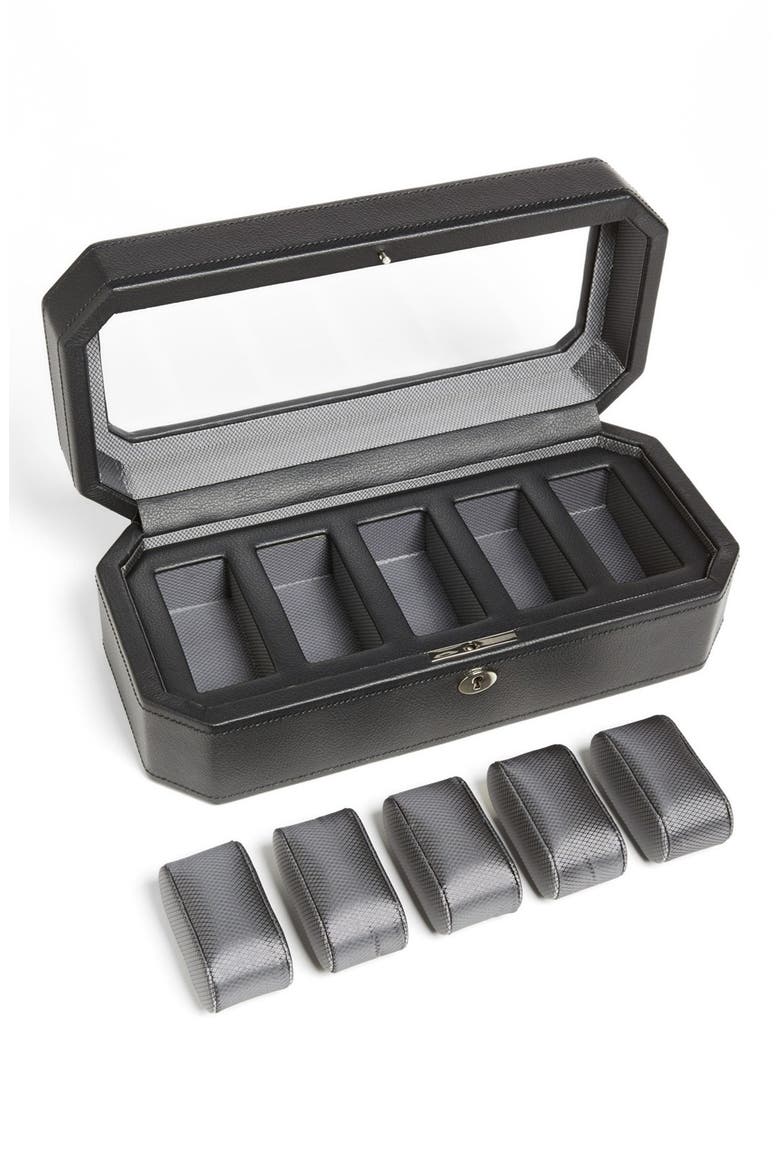 Windsor Watch Case, Alternate, color, BLACK