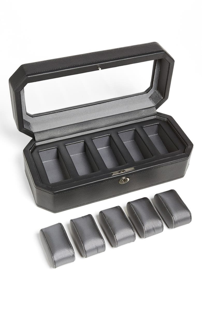 WOLF Windsor Watch Case, Alternate, color, 