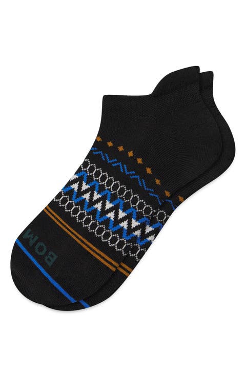 Retro Fair Isle Ankle Socks