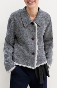 Emme Emmgettito Fringed Basketweave Jacket