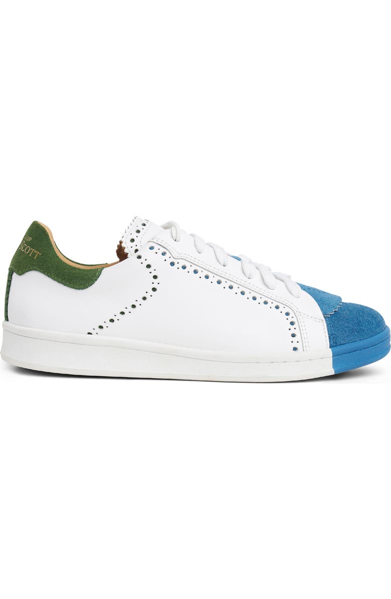 The Office of Angela Scott The Elliot Sneaker, Alternate, color, Blue / Green