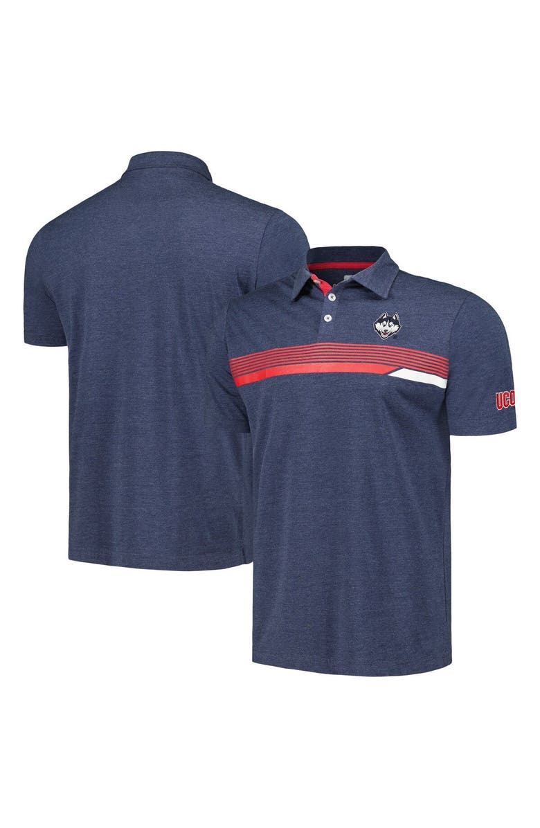 COLOSSEUM Men's Colosseum  Navy UConn Huskies No Problemo Polo, Main, color, 