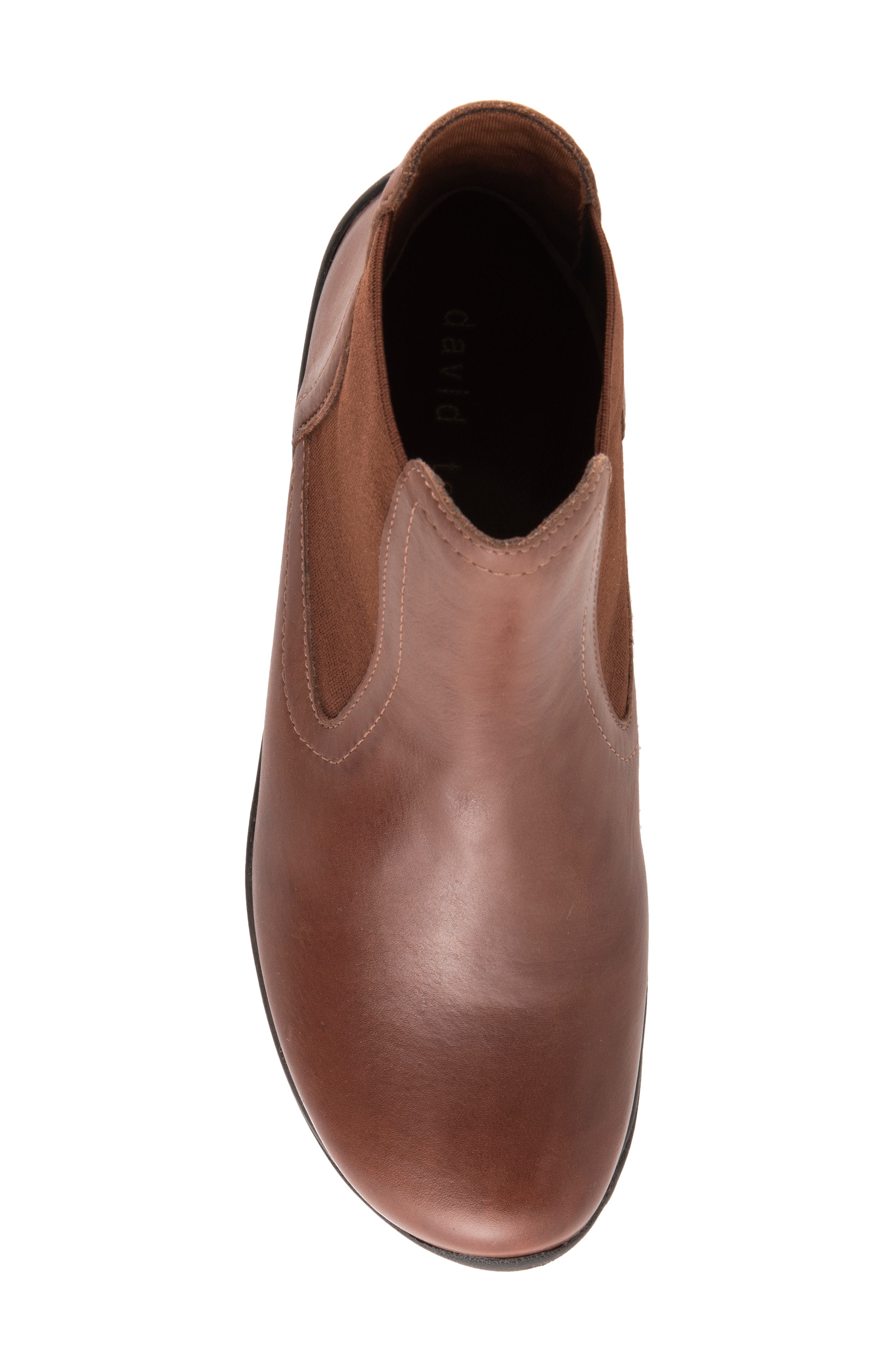 David Tate Switch Waterproof Chelsea Boot, Alternate, color, Luggage Calf