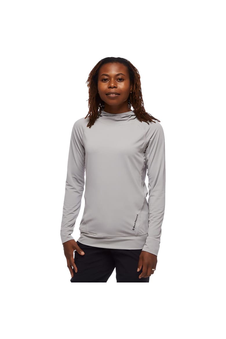 Alpenglow Hooded Long-Sleeve Shirt - Women's, Main, color, Pewter