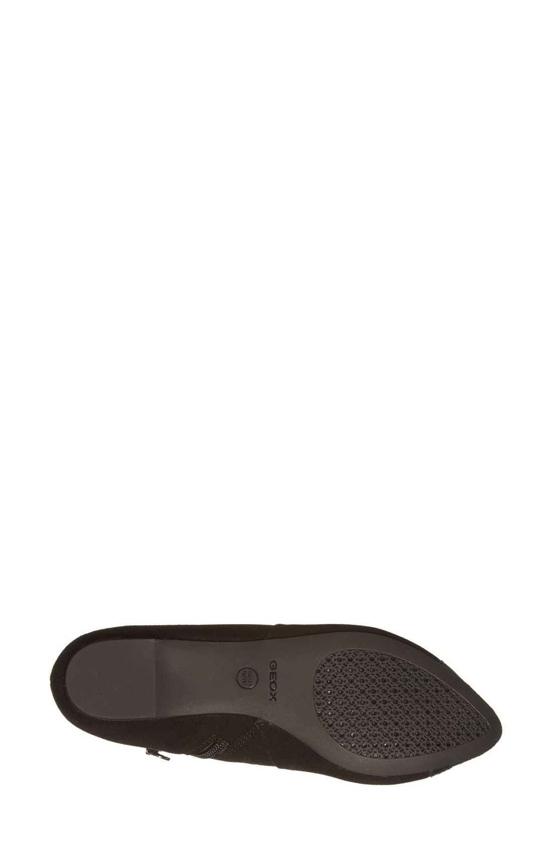 'Leslie' Ankle Boot, Alternate, color, BLACK