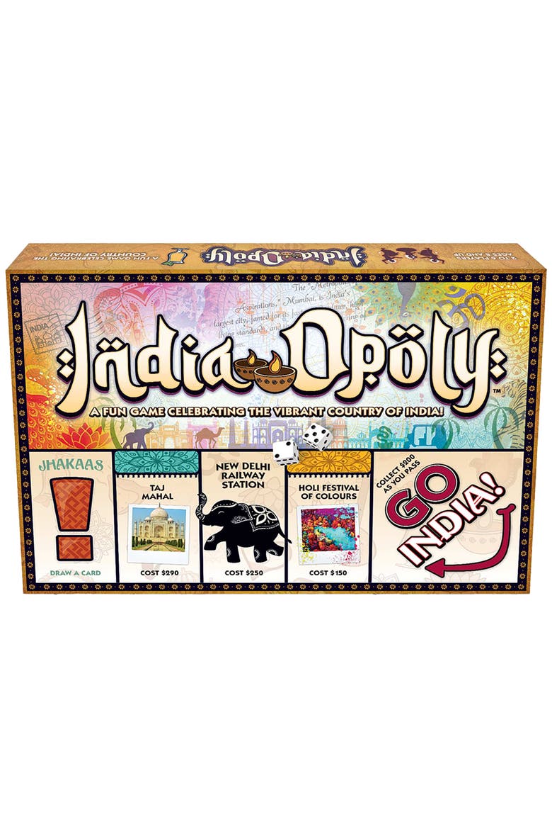 India Opoly Board Game, Main, color, Multicolored