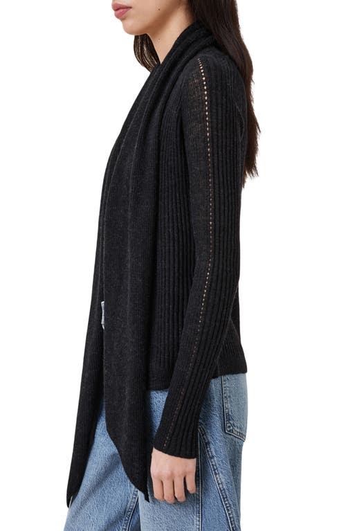 ALLSAINTS ALLSAINTS HARPER HIGH LOW OPEN FRONT CARDIGAN